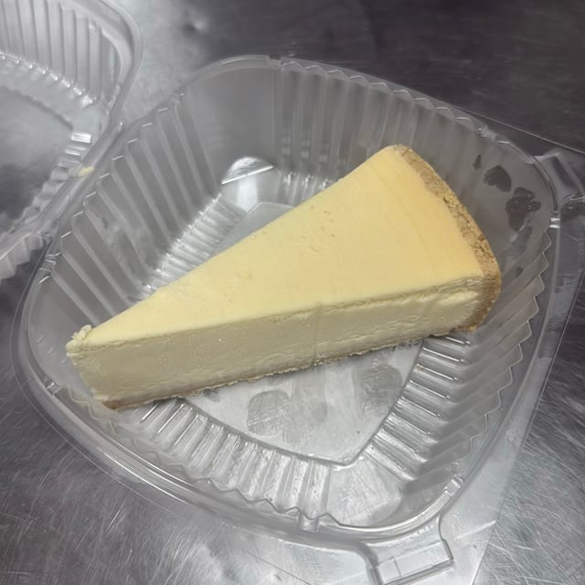 NY Plain Cheesecake.